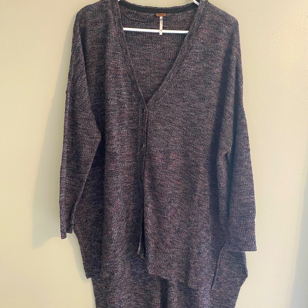 Free People | Tunic Sweater Knit Multi Color